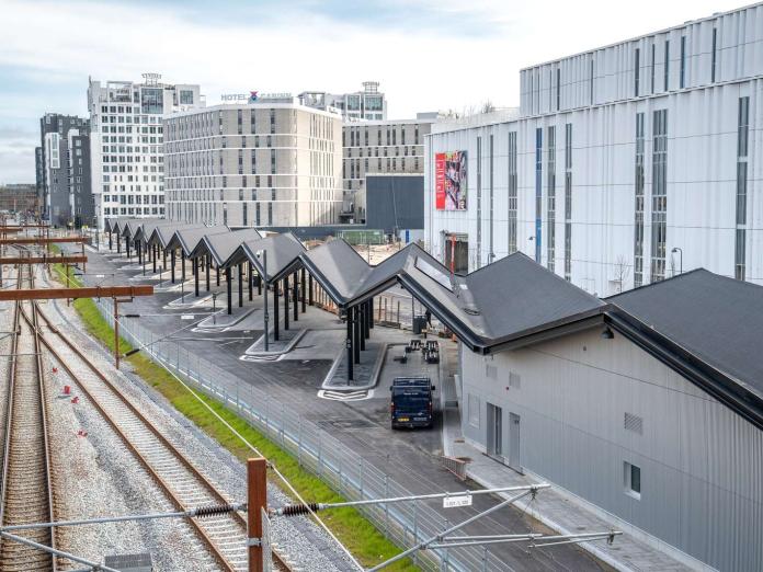 Billede af den nye busterminal