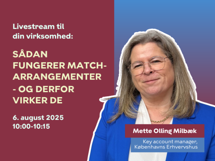 Mette Olling Milbæk, key account manager, Københavns Erhvervshus