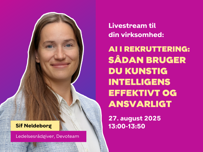Sif Neldeborg, ledelsesrådgiver i Devoteam
