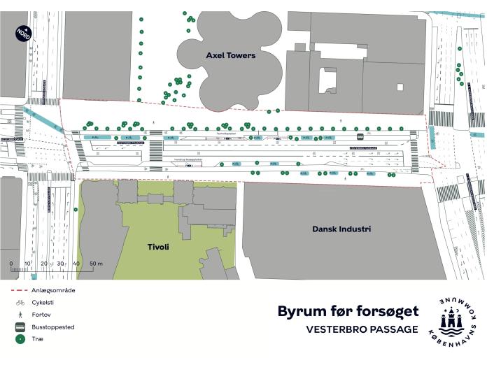 Kort, der viser forhold før forsøget- kort er forklaret i teksten på siden