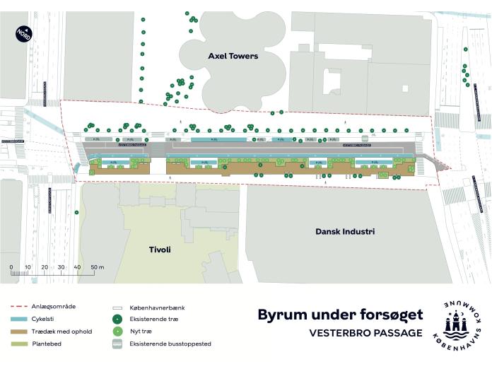 Kort, der viser forhold under forsøget - kort er forklaret i teksten på siden