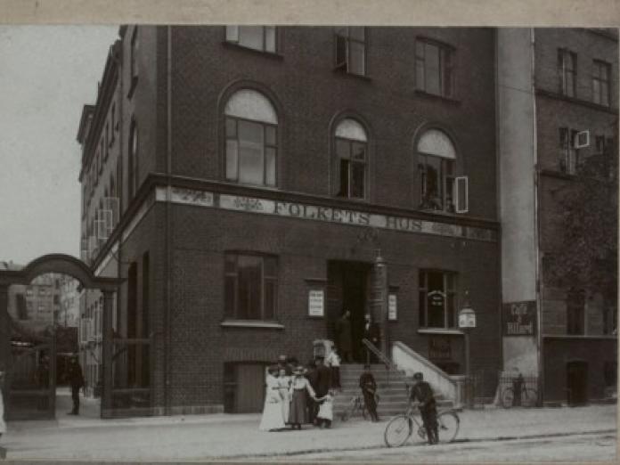 Foto af Folkets Hus på Nørrebro
