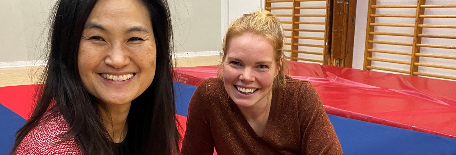 Kultur- og fritidsborgmester Mia Nyegaard (RV) og formand for Krumspring Julie Beier